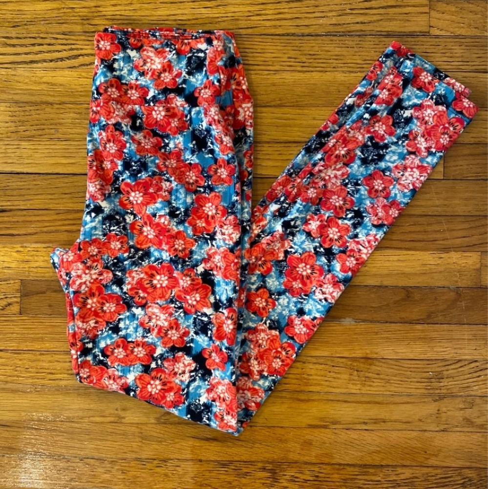 LuLaRoe floral Leggings